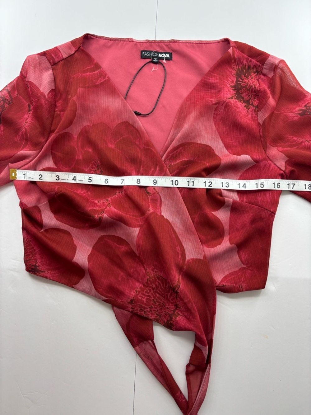 Fashion Nova Ex Girlfriend Vibes Top - Burgundy - Picture 6 of 6